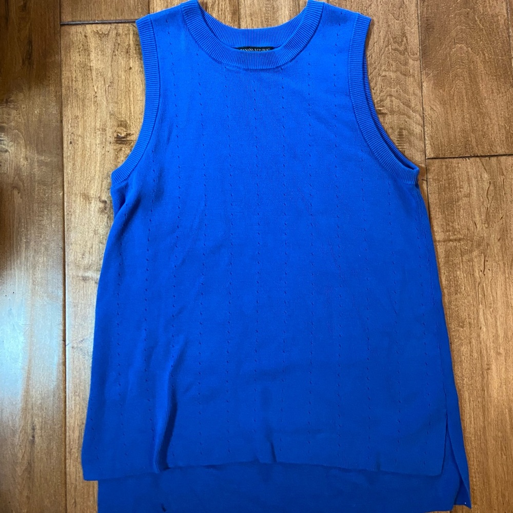 Banana Republic royal blue sweater tank